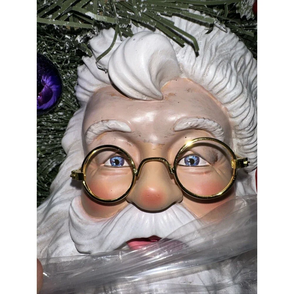 Thomas Kinkade A Most Enchanted Christmas Illuminated Santa Wreath 24''